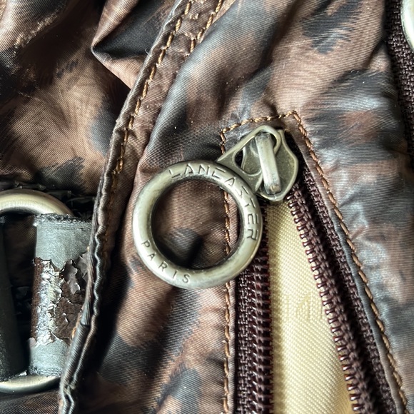 Authentic Lancaster designed brown shoulder bag . - Picture 14 of 16